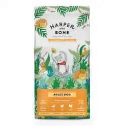 Harper&Bone Flavours Farm Pienso para Perros Medianos y Grandes con Pollo y Pavo, 2 Kg