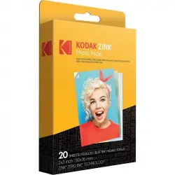 Kodak Zink Papel Fotográfico para Kodak Printomatic 20 Hojas