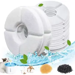 MCBOSON Filtros para fuente de agua para gatos [12 unidades] - 12 piezas