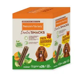 Nature's Variety Medium/Maxi Adult Dental Snacks para perros - 7 barritas