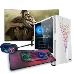 PcVIP Pack Gaming Explorer Intel Core i5-11400F/16GB/500GB SSD/RTX 3050 + Monitor 27" FullHD Curvo + Kit Gaming