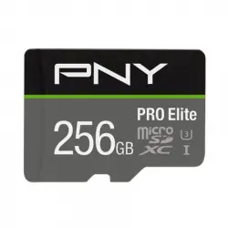 PNY Pro Elite microSDXC 256GB UHS-I U3 Clase 10