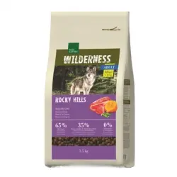 Real Nature Rocky Hills Mini Pienso para Perros Pequeños con Vacuno y Cabra, 2,5 Kg