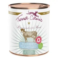 Terra Canis First Aid Alimento Suave 6 x 800 g - Ternera con zanahoria, hinojo, requesón y manzanilla