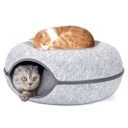 UAMLY Túnel para gatos con forma de rosquilla - 1 pieza