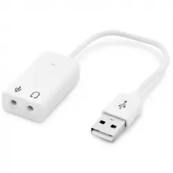 Unotec Adaptador USB a Micrófono y Auricular