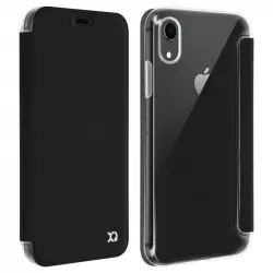 Xqisit Funda Tipo Libro Slim Negra para Apple iPhone XR