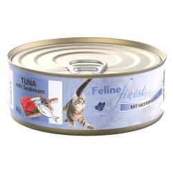 Feline Finest 6 x 85 g comida húmeda para gatos - Atún con dorada