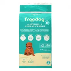 Freedog Almohadilla Superabsorbente Empapadores con Aroma a Lavanda para Perros 60x60 cm, 10 Unidades.