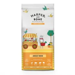 Harper&Bone Fresh Market Pienso para Perros Medianos y Grandes con Pavo, Pollo y Pato, 2 Kg