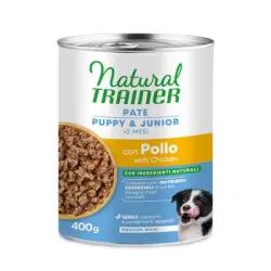 Natural Trainer Paté Medium & Maxi Puppy & Junior - 400 g pollo