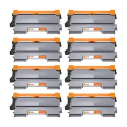 Pccom Essential Tóner Compatible Brother TN2220/TN2210/TN2010/TN450 Negro Pack 10