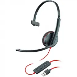Poly Blackwire 3210 Auricular con Micrófono USB Negro