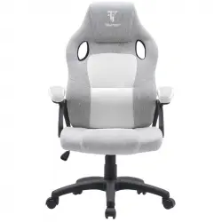 Tempest Discover Silla Gaming Gris/Blanca Tela Transpirable
