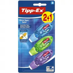 Tipp-Ex Micro Tape Twist Corrector de Cinta 2+1