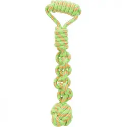 Trixie Cuerda Juego Con Pelota Tejida 38cm - Pack De 3 Unidades