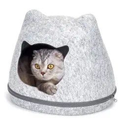UAMLY Casa para gatos con orejas de gato - 1 pieza