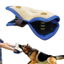 UAMLY Cojín de adiestramiento para perros con 2 asas - azul