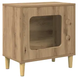 vidaXL Casa para Gatos Roble Artesanal 51 x 30 x 52 cm - 51 x 30 x 52 cm