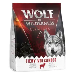 Wolf of Wilderness pienso para perros - Formato de prueba - Fiery Volcanoes - 300 g (Elements, con cordero)