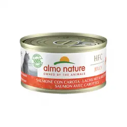 Almo Nature HFC Salmón con Zanahorias en gelatina lata para gatos