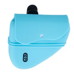 Bolsa Portasnacks TIAKI de silicona - 12 x 10,6 x 4,6 cm (L x An x Al)