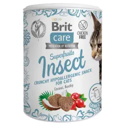 Brit Care Cat Snack Superfrutas e Insectos - 100 g