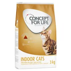 Concept for Life Indoor Cats - ¡Receta mejorada! - 3 kg