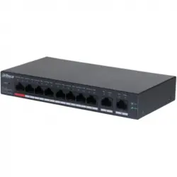 Dahua DH-CS4010-8ET-110 Switch Cloud con 8 Puertos PoE Negro