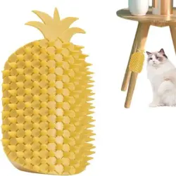 FurryFusion peine rascador para gatos - AMARILLO