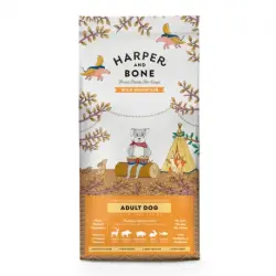Harper&Bone Wild Mountain Pienso para Perros Medianos y Grandes con Pavo, Pollo y Pato, 2 Kg