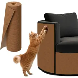 HausPets Alfombrilla rascador autoadhesiva gatos, protector, 40200cm - Artículo 1