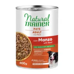Natural Trainer Paté Medium & Maxi Adult - 400 g vacuno