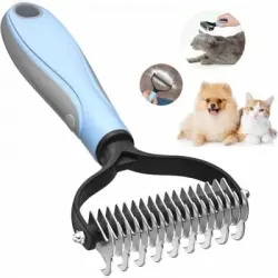 Pawffee Cepillo desenredante profesional, quita nudos y subpelo pelo largo - 1 pieza