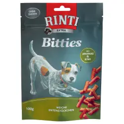 Rinti Bitties snacks para perros - Piña y kiwi (100 g)