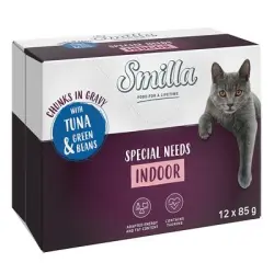 Smilla Bocaditos con verduras 48 x 85 g en oferta: 40 + 8 ¡gratis! - Indoor con atún y judías verdes