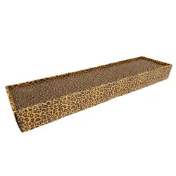 Tabla rascador Croci Home Decor Leopard - 48 x 12,5 x 5 cm (L x An x Al)