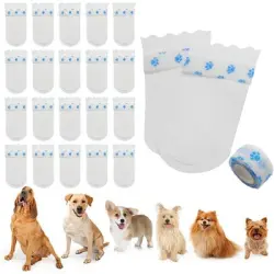 UAMLY Fundas desechables para las patas de los perros - L.20 piezas