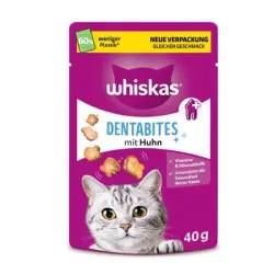 Whiskas snacks para gatos - Pack Ahorro - Dentabites mit Huhn (8 x 40 g)