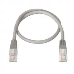 Aisens Cable de Red RJ45 UTP AWG24 Cat.6 Libre de Halógenos 5m Gris