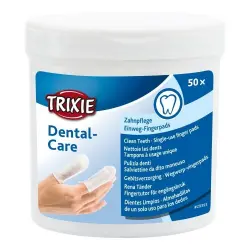 Almohadillas dentales para perros y gatos Trixie Dental Care Dientes Limpios