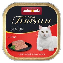 Animonda vom Feinsten Senior para gatos mayores - 6 x 100 g - Con vacuno