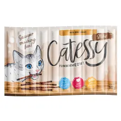 Catessy Sticks 10 x 5 g snacks para gatos - Pavo a la barbacoa