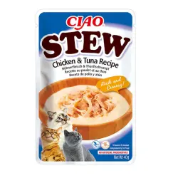 Churu Stew Estofado de Pollo y Atún para gatos 40 g