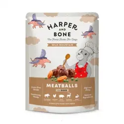 Harper&Bone Meatballs Wild Mountain Comida Húmeda para Perros, 1 x 300 gr