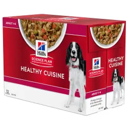 Hill's Science Plan Adult Healthy Cuisine con pollo para perros - 12 x 90 g