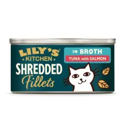 Lily's Kitchen Shredded Fillets para gatos 24 x 70 g - Atún y salmón