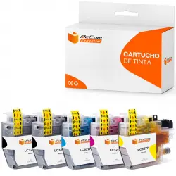 Pccom Essential Brother Lc3217 Cartucho Tinta Compatible Negro/cian/magenta/amarillo Pack 5