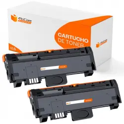 Pccom Essential Tóner Compatible con Samsung MLT-D116L/MLT-D116S Negro Pack 2