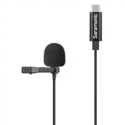 Saramonic LavMicro U3A Micrófono de Solapa USB-C 2m Negro